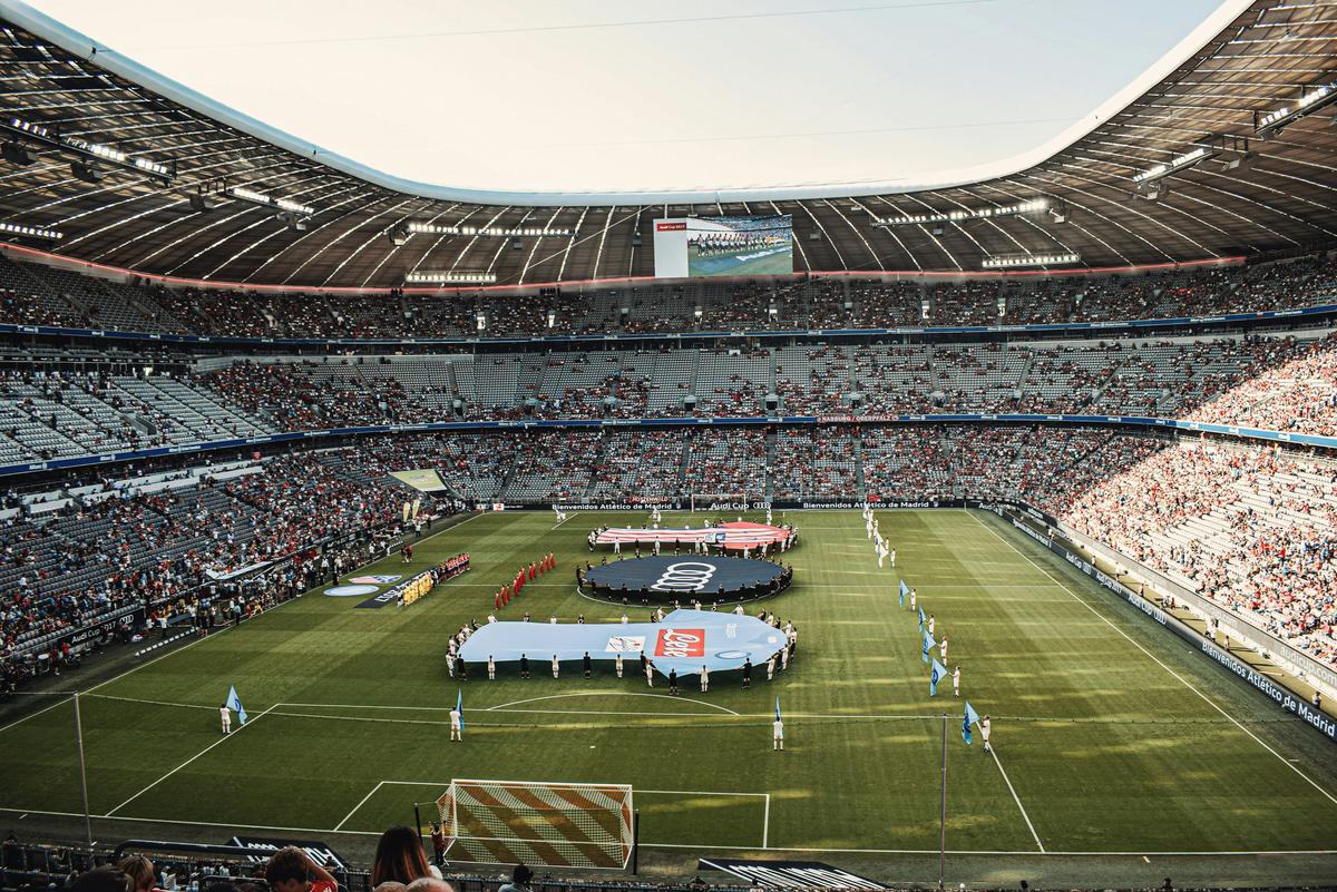 Estadio de Fútbol de la liga de Campeones