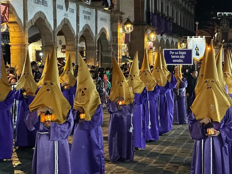 Estas procesiones del silencio podrás disfrutar en Michoacán
