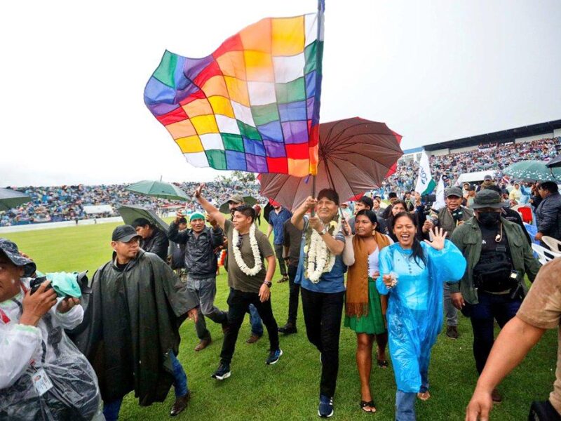 Evo Morales se lanza como candidato presidencial de Bolivia