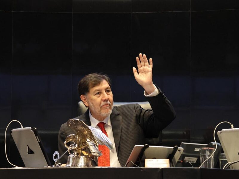 Fernández Noroña impugnación a nombre del Senado acuerdo del INE