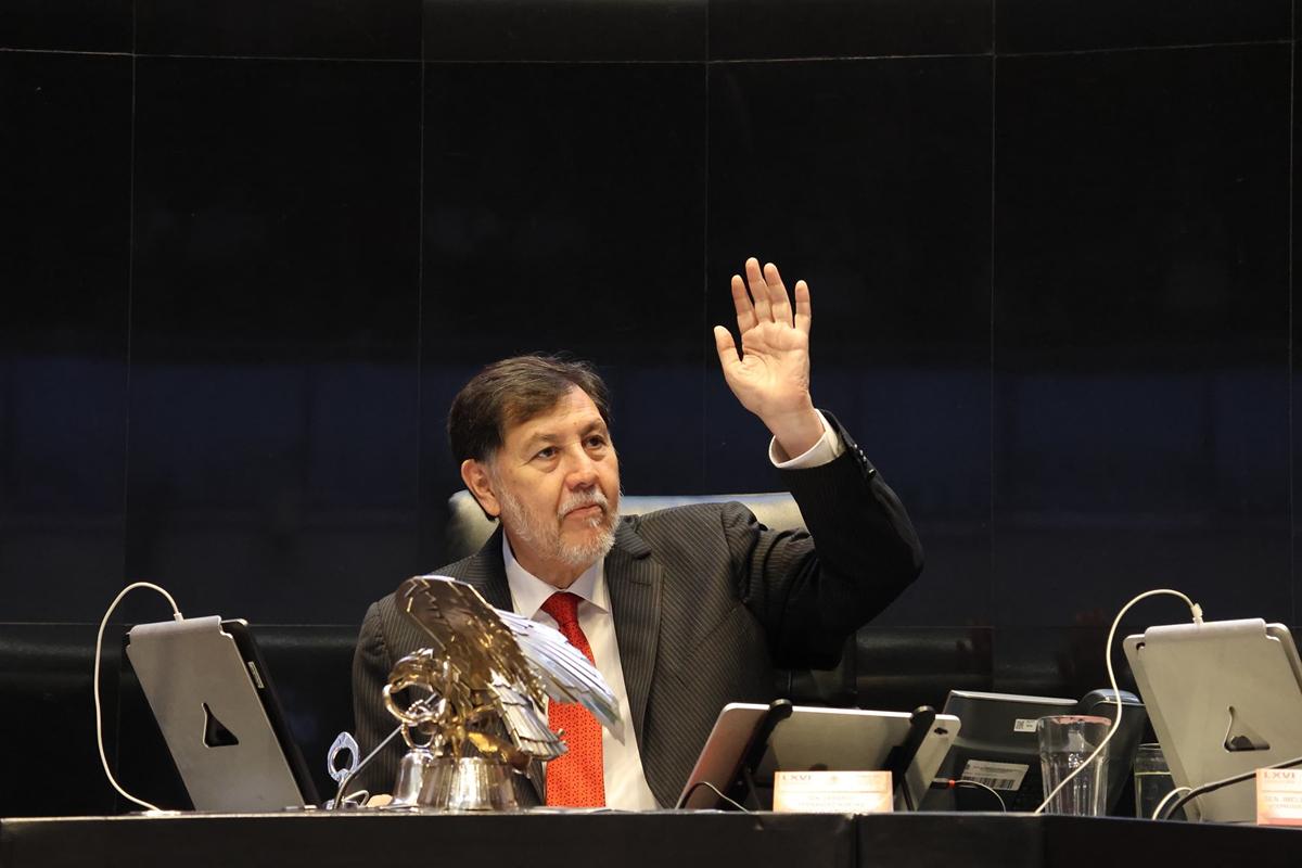Fernández Noroña impugnación a nombre del Senado acuerdo del INE