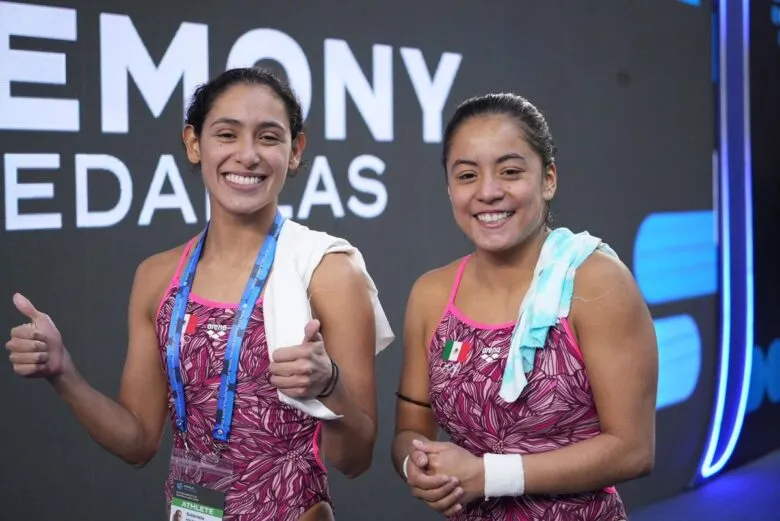 Gaby Agúndez y Alejandra Estudillo ganan plata para México en 10 metros sincronizado en Mundial de Windsor
