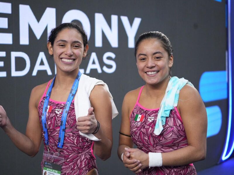 Gaby Agúndez y Alejandra Estudillo ganan plata para México en 10 metros sincronizado en Mundial de Windsor
