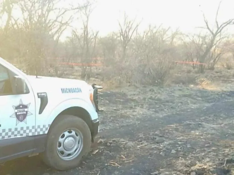 Hallan osamenta humana semienterrada en el municipio de Puruándiro