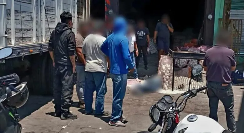 Homicidio en la Central de Abastos en Morelia