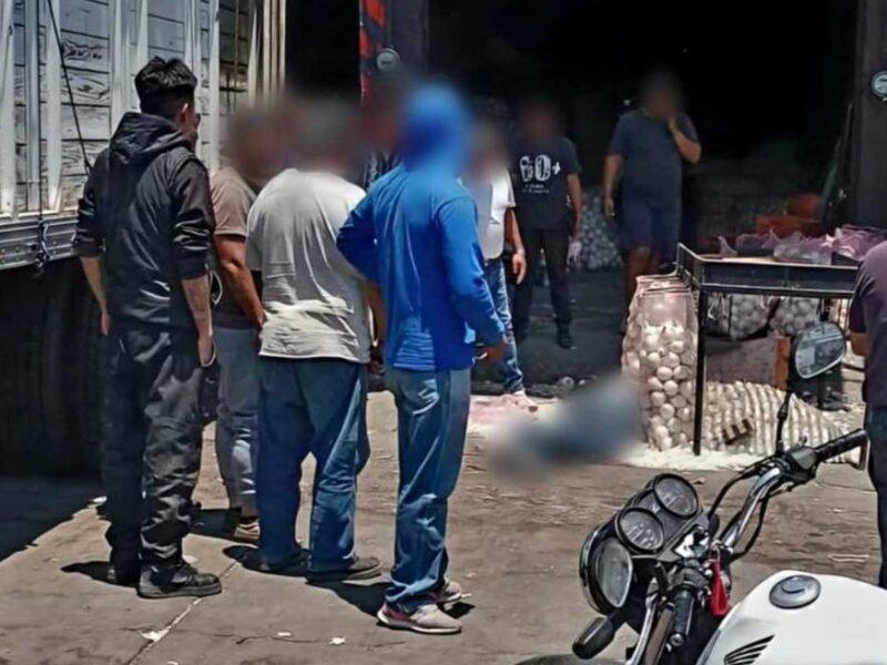 Homicidio en la Central de Abastos en Morelia