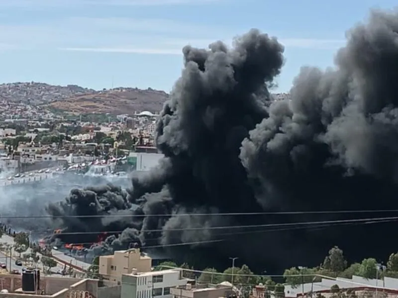 Incendio en Zacatecas por pirotecnia infantil