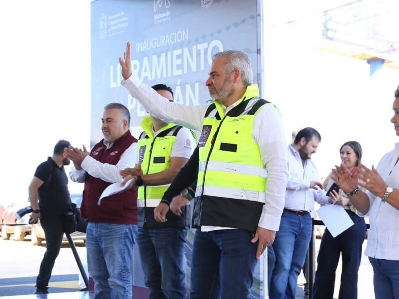 Invertidos en Michoacán más de 30 mil mdp en obras de infraestructura: Bedolla