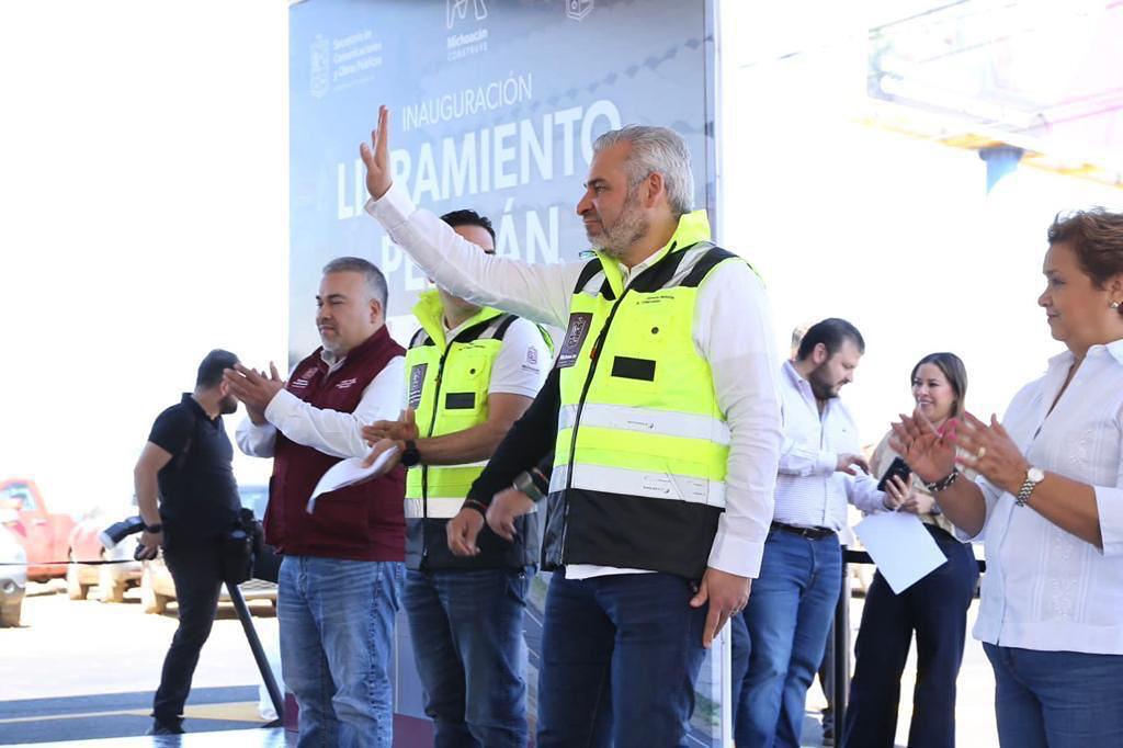 Invertidos en Michoacán más de 30 mil mdp en obras de infraestructura: Bedolla