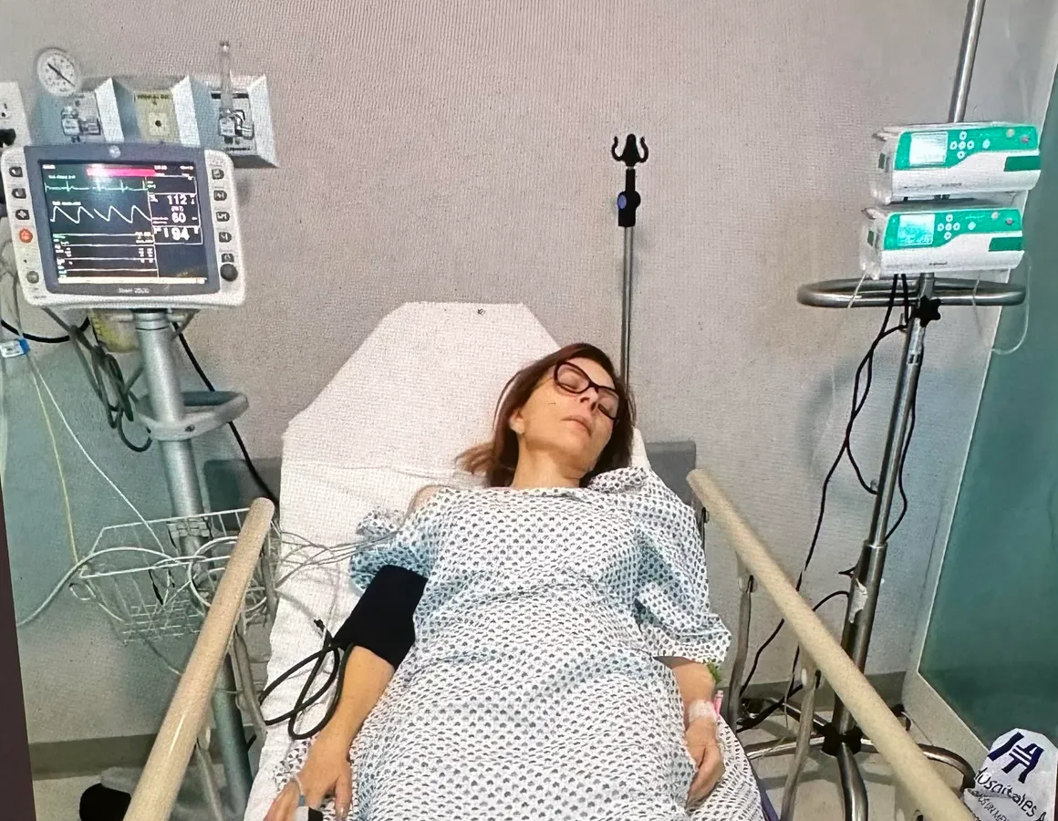 Lolita de la Vega fue hospitalizada de emergencia