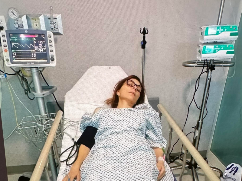 Lolita de la Vega fue hospitalizada de emergencia