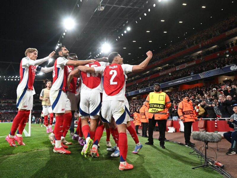 Martes de golazos en Champions: Arsenal goleó 3-0 al Madrid y el Inter de Milán se impuso 2-1 al Bayern