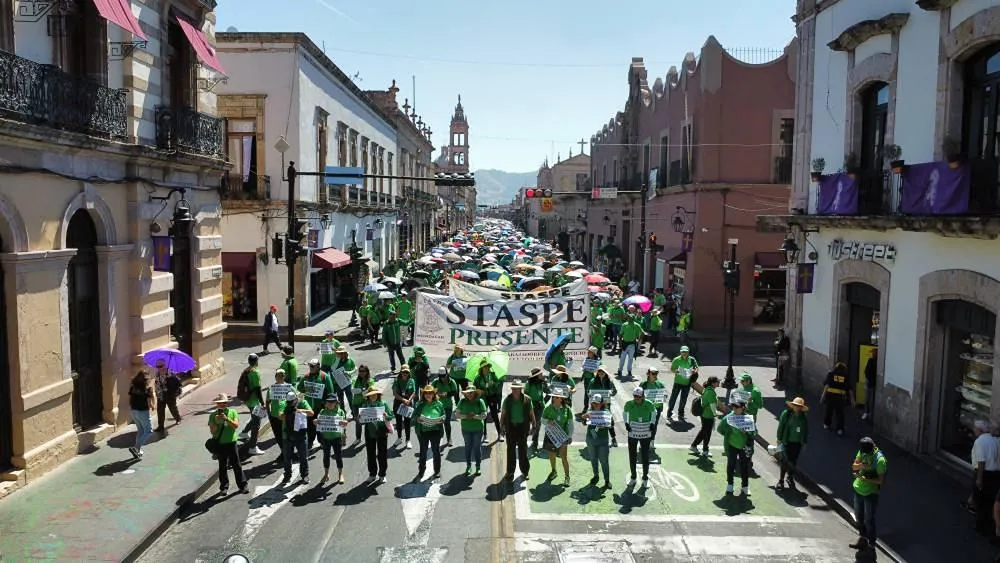 Más de 40 sindicatos y organizaciones sociales en la marcha del 1 de Mayo en Morelia