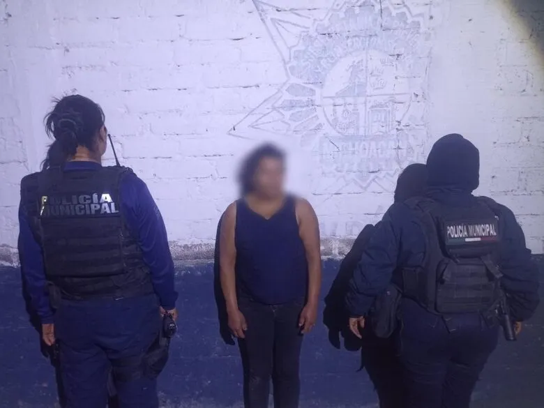 Mujer en posesión droga es detenida por la Policía de Pátzcuaro