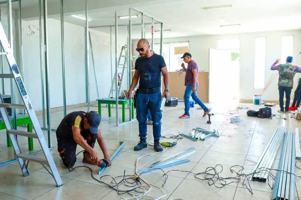 Obras de remodelación en Zacapu