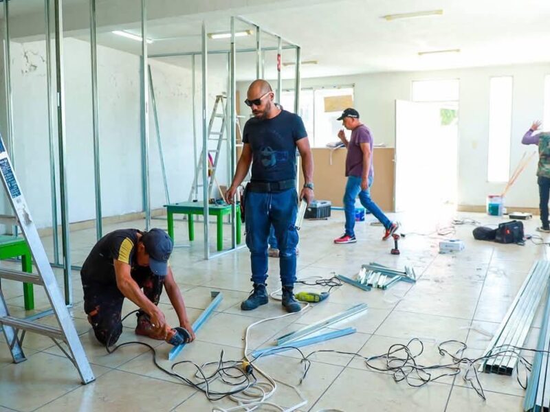 Obras de remodelación en Zacapu