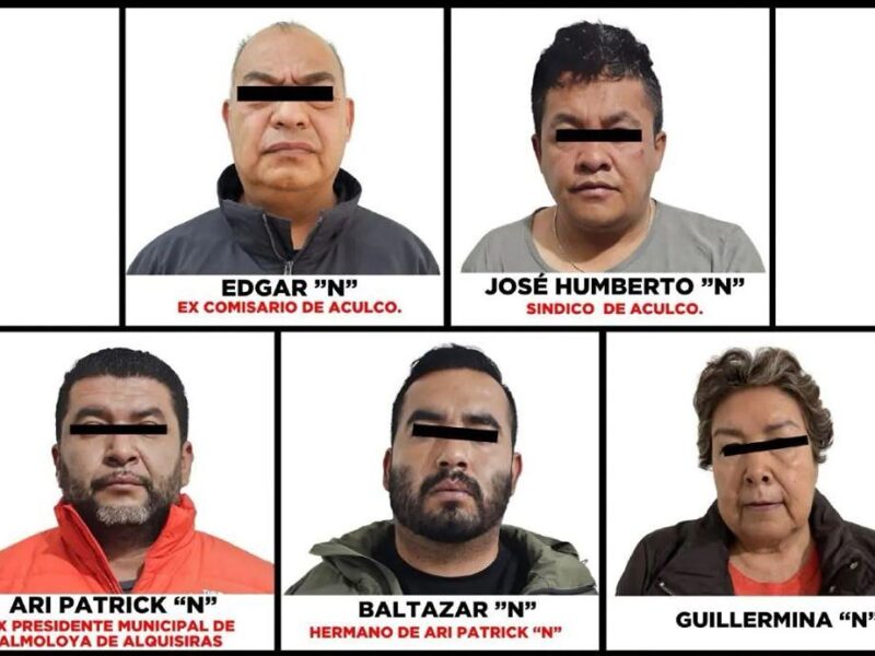 Operativo Enjambre: detienen a exalcalde de Almoloya, exdirector de Seguridad y síndico de Aculco