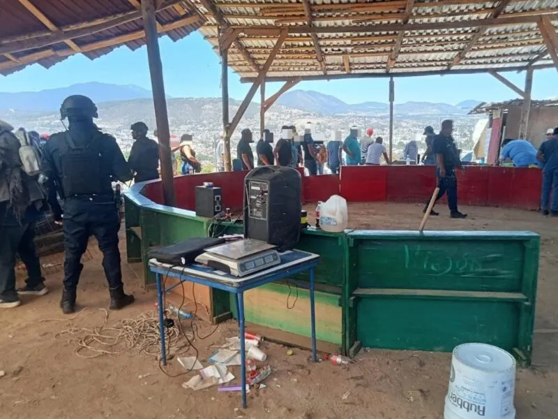 Palenque clandestino en Hidalgo es desactivado