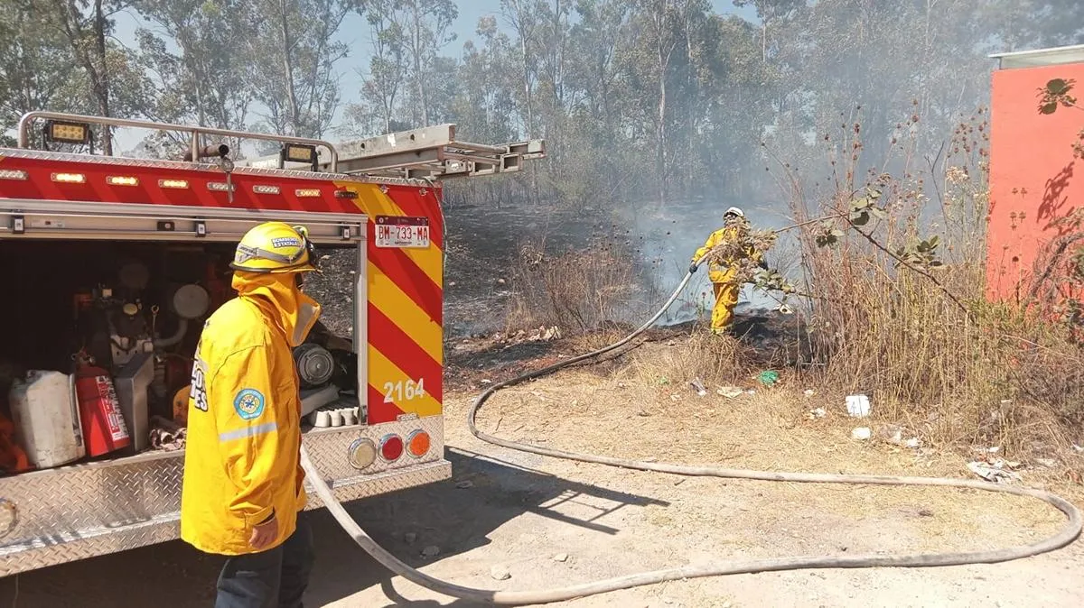 PC Estatal controla incendio en Altozano
