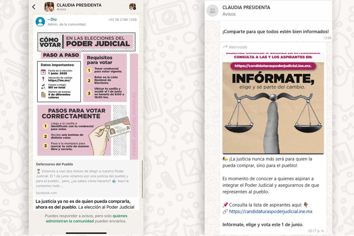 Pese a prohibición del INE, Morena promueve voto en elección del Poder Judicial