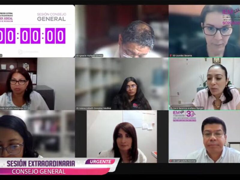 Presidenta del Consejo Distrital de Morelia es nombrada por el IEM