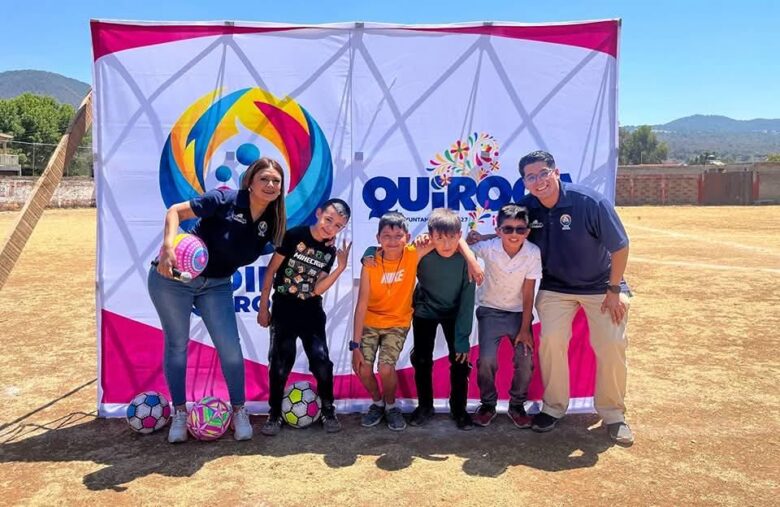 Quiroga celebra el día del niño en Atzimbo, Caríngaro y Sanambo