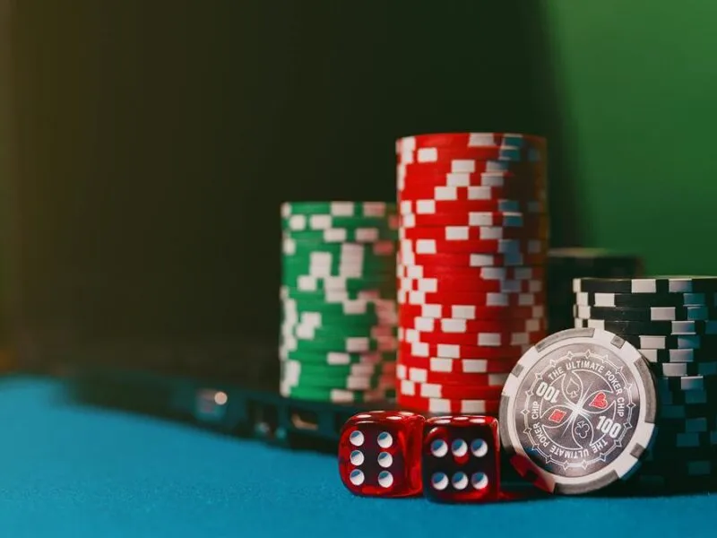 Representación de un casino en línea