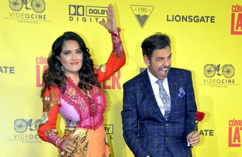 Salma Hayek y Eugenio Derbez