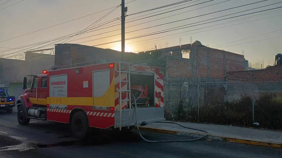 Se registran 2 incendios en diferentes domicilios de Morelia