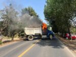 Segob: bloqueos y quema de vehículos en Michoacán por detención de “objetivo criminal”