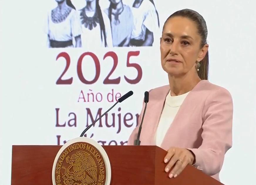 Sheinbaum revira a Trump por tratado de agua
