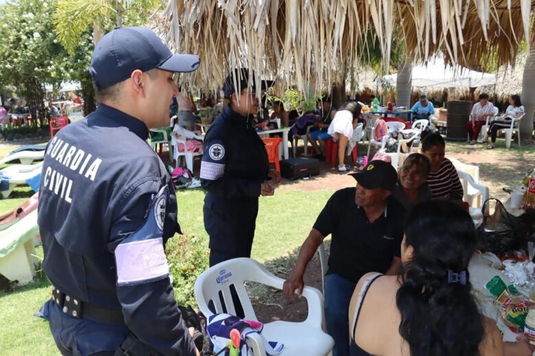 SSP intensifica labores de vigilancia y proximidad en balnearios de Michoacán