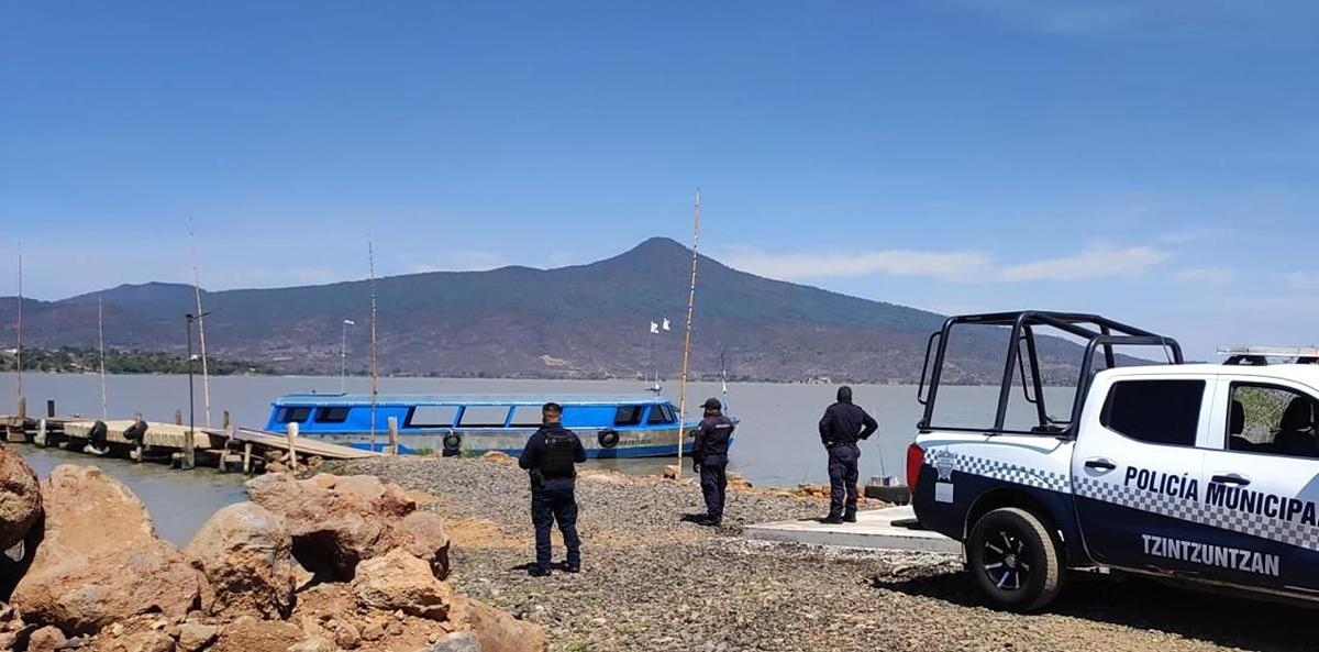 SSP refuerza operativo en lago de Pátzcuaro para evitar robo de agua