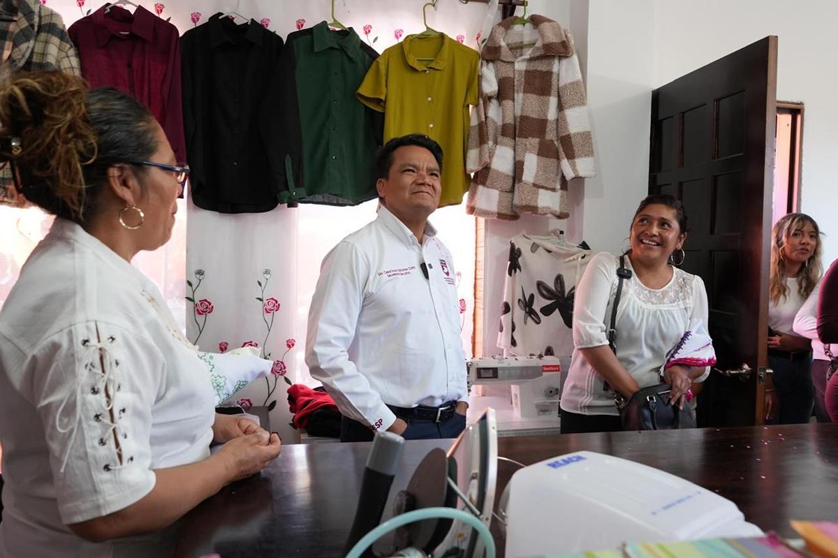 Tejiendo autonomía y esperanza, inauguran talleres productivos para mujeres en Nahuatzen y Tingambato