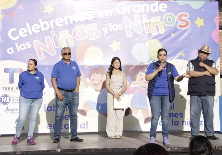 Tere Herrera refrenda su compromiso con las infancias al celebrar el Día del Niño y la Niña