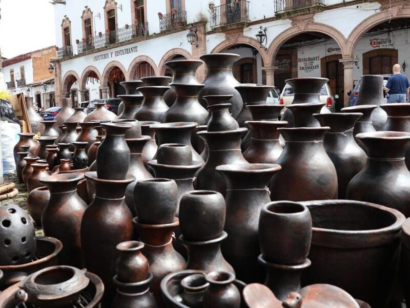 Tianguis artesanal Pátzcuaro para visitar en semana santa