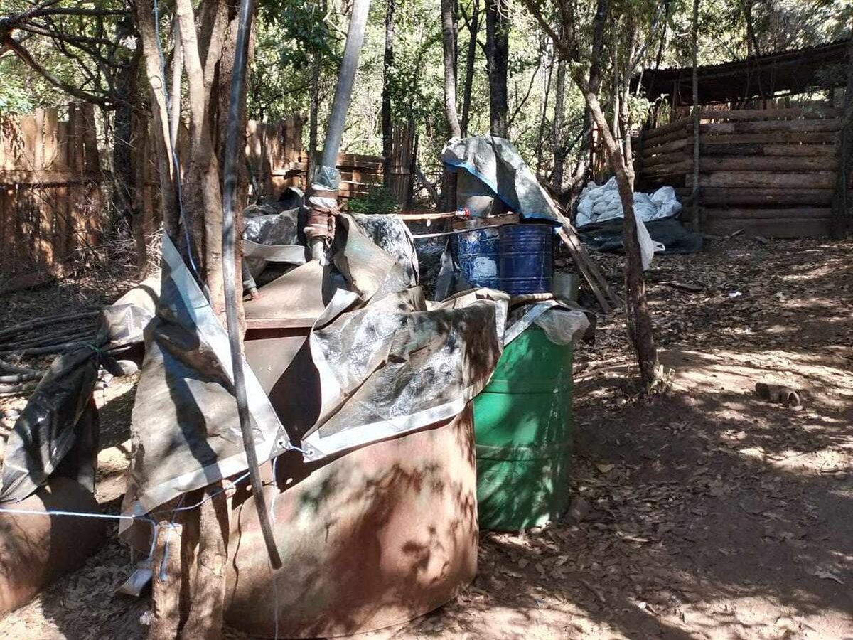 Vinculado a proceso detenido en narcolaboratorio de Huiramba