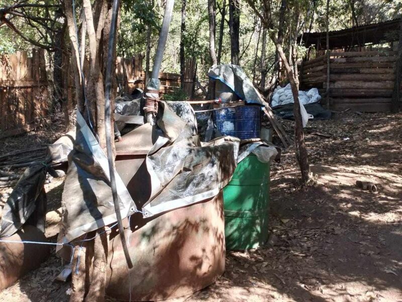 Vinculado a proceso detenido en narcolaboratorio de Huiramba
