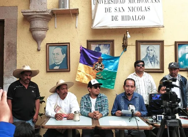 Vocero de comunidades indígenas en Michoacán
