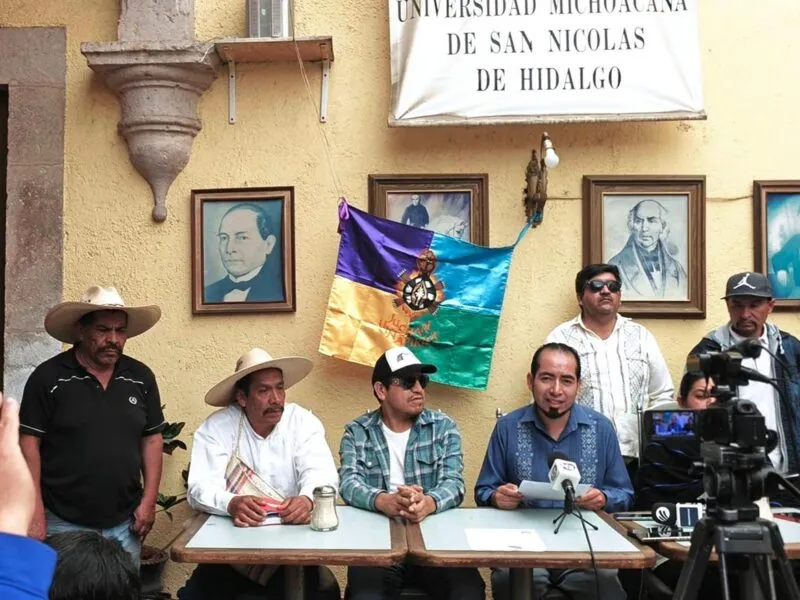 Vocero de comunidades indígenas en Michoacán
