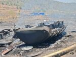 Volcadura e incendio de tractocamión pipa deja un muerto en Copándaro de Galeana