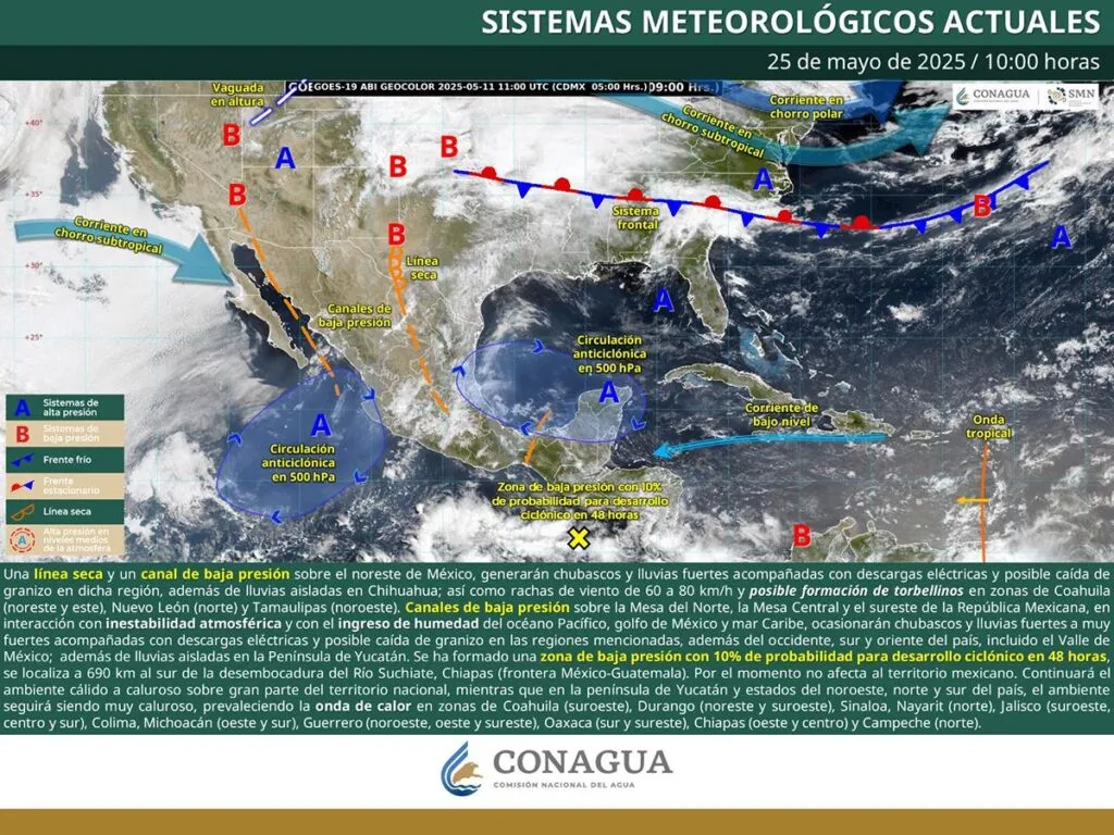 Alerta SMN vigilancia ante primer ciclón tropical en México-2