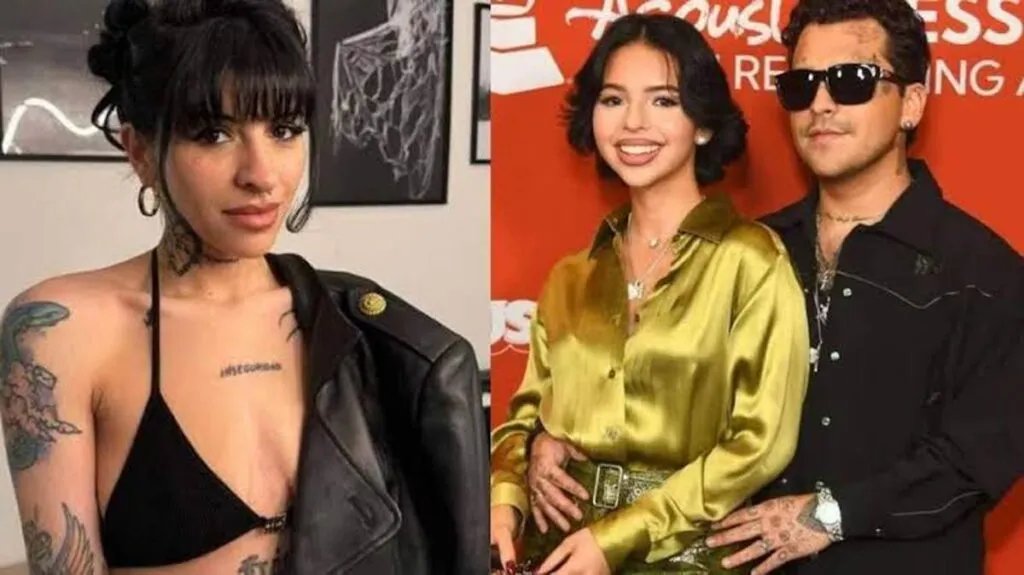 Ángela Aguila, Christian Nodal y Cazzu