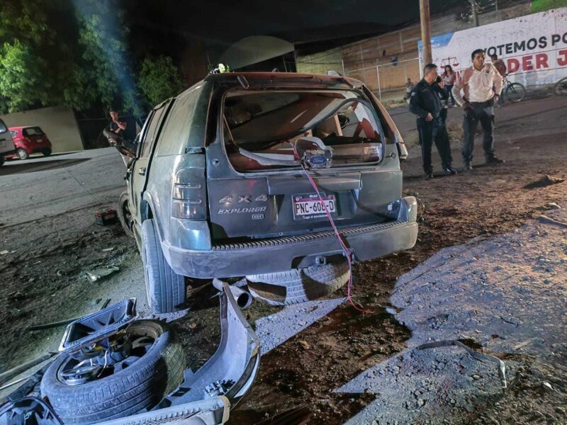 Aparatoso choque en Morelia, termina con una persona muerta