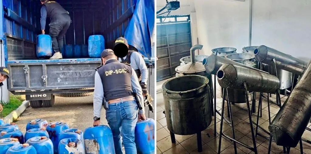 Aprehenden a mexicano en Guatemala durante operativo contra un laboratorio para fabricar drogas