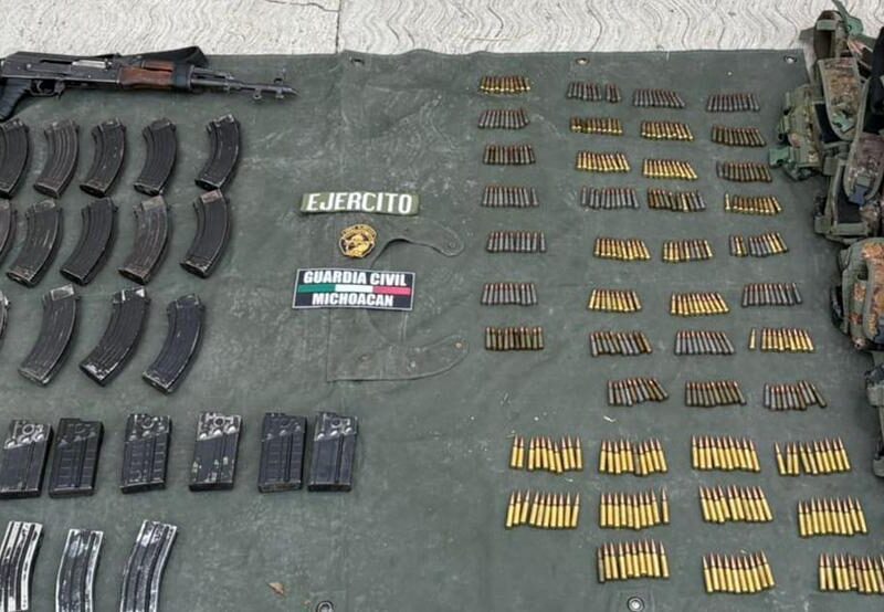 Armamento asegurado por las SSP