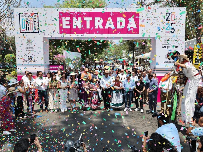 Arranca la fiesta y la alegría; inaugura Bedolla Festival Michoacán de Origen