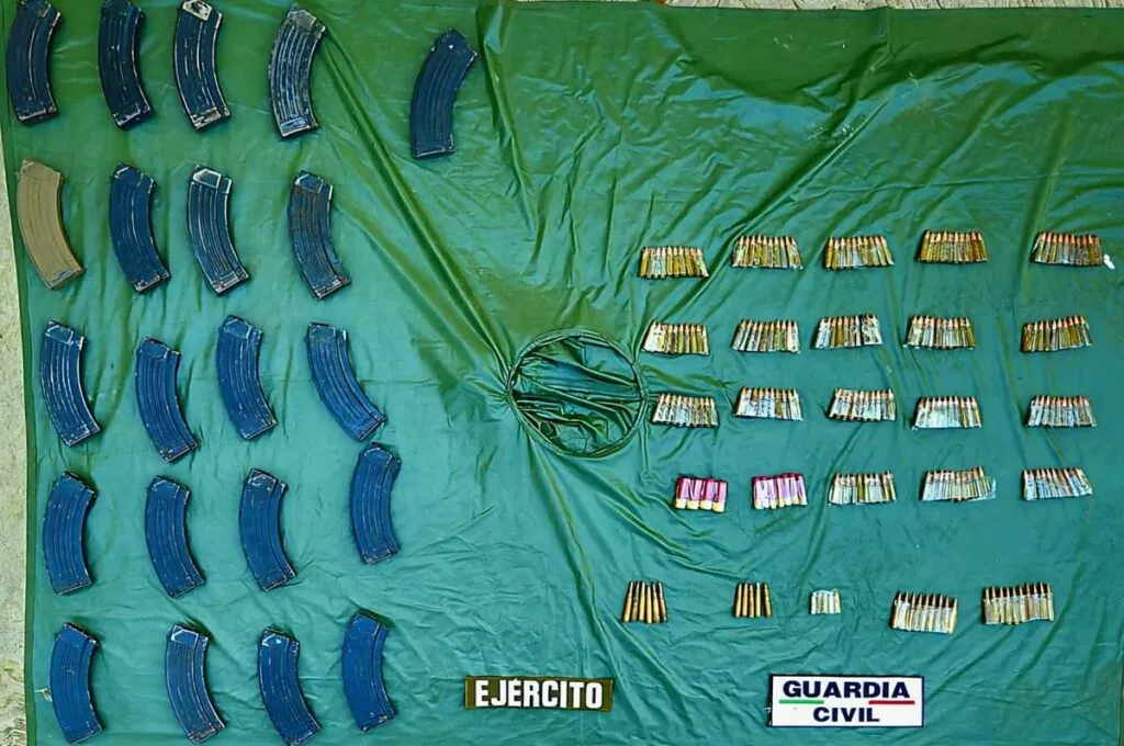 Aseguran cargadores y cartuchos de diversos calibres en Apatzingán
