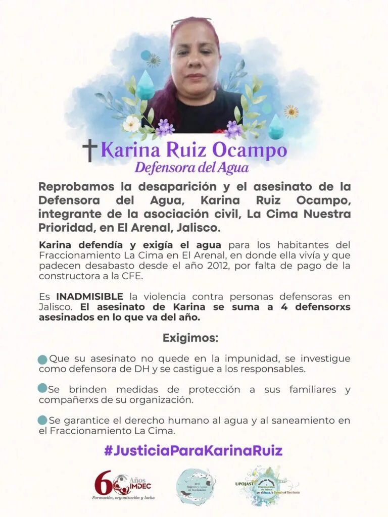 Asesinan a ambientalista en Jalisco; van 4 en lo que va del año