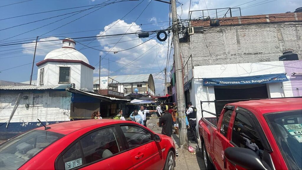 asesinato de El Maranga afuera del Mercado Benito Juárez "El Audi", en Morelia